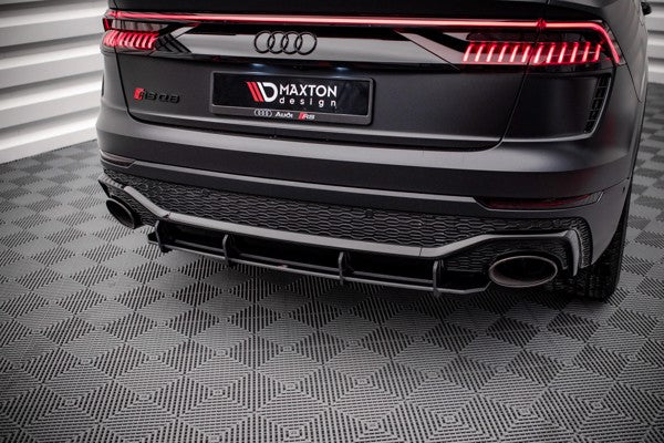 Maxton Street Pro Rear Diffuser Audi RSq8 Mk1 - Black