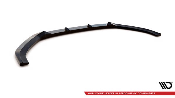 Maxton Front Splitter V.1 Audi S3 / A3 S-Line Sportback 8V Facelift - Gloss Black