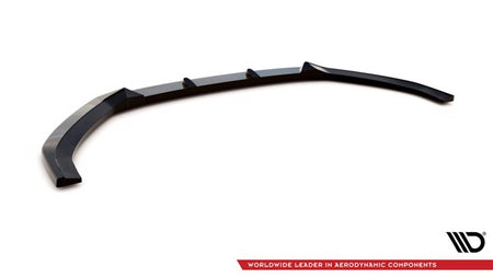 Maxton Front Splitter V.1 Audi S3 / A3 S-Line Sportback 8V Facelift - Gloss Black