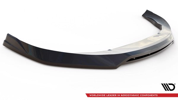 Maxton Front Splitter V.3 Audi E-Tron Gt / RS Gt Mk1 - Gloss Black