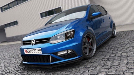 Maxton Front Racing Splitter VW Polo Mk5 Gti Facelift (With Wings)