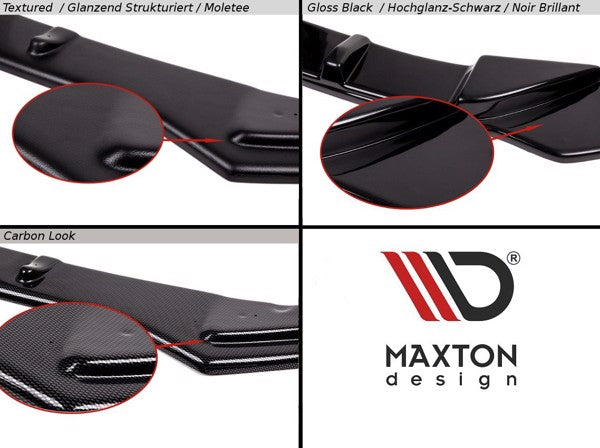 Maxton Side Skirts Diffusers V.2 Tesla Model X - Gloss Black