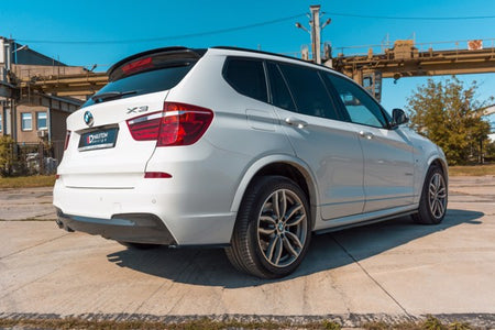 Maxton Spoiler Extension For BMW X3 F25 M-Pack Facelift  - Gloss Black