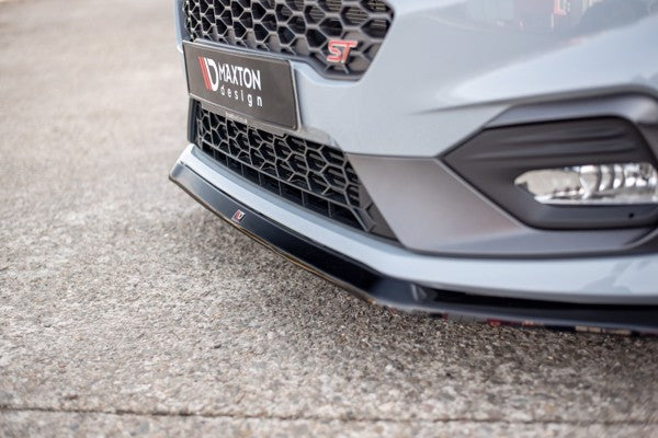 Maxton Front Splitter V.5 Ford Fiesta Mk8 St / St-Line - Gloss Black