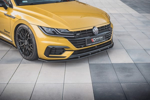 Maxton Racing Durability Front Splitter Volkswagen Arteon R-Line - Black