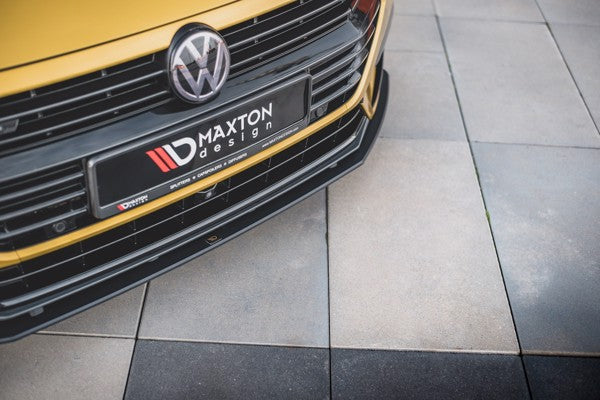 Maxton Racing Durability Front Splitter Volkswagen Arteon R-Line - Black