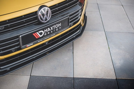 Maxton Racing Durability Front Splitter Volkswagen Arteon R-Line - Black