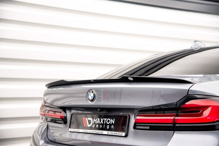 Maxton Spoiler Cap BMW 5 G30 Facelift M-Pack - Gloss Black