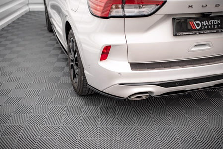 Maxton Rear Side Splitters Ford Kuga St-Line Mk3 - Gloss Black