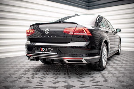 Maxton Spoiler Cap Volkswagen Passat Sedan B8 Facelift - Gloss Black