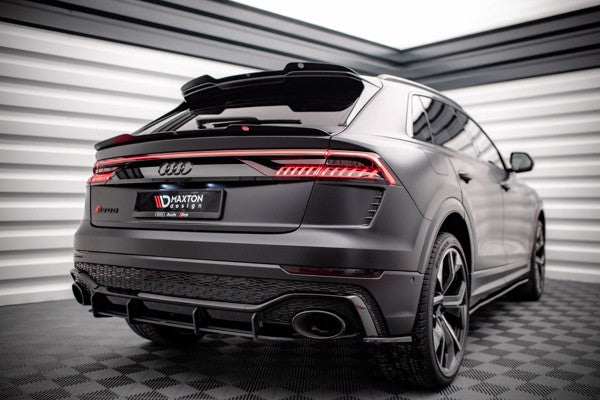 Maxton Lower Spoiler Cap Audi RSQ8 Mk1 - Gloss Black