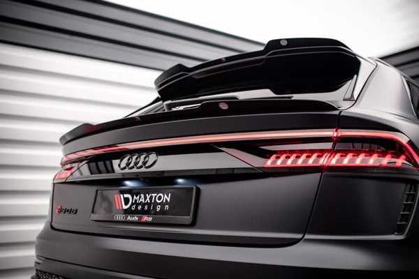 Maxton Lower Spoiler Cap Audi RSQ8 Mk1 - Gloss Black
