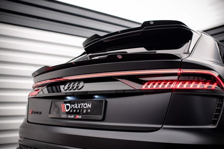 Maxton Lower Spoiler Cap Audi RSQ8 Mk1 - Gloss Black