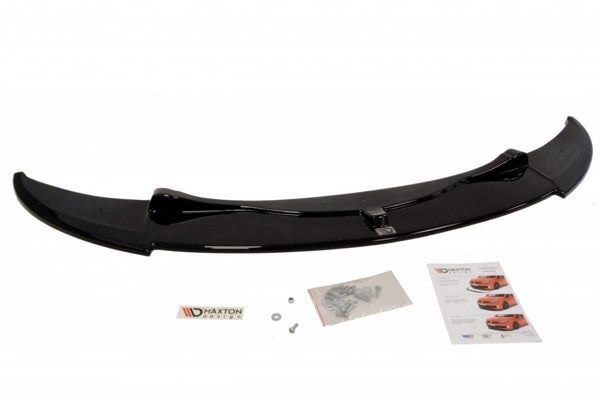 Maxton Front Splitter BMW M3 E92 / E93 (Preface Model Fits M Performance Splitters) - Gloss Black