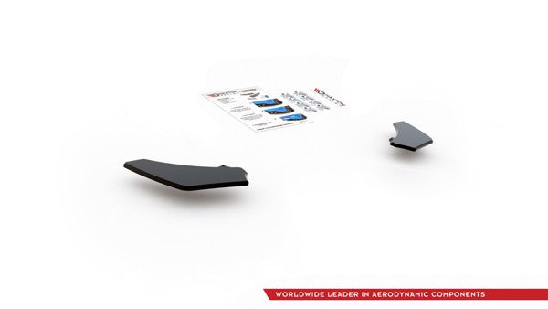 Maxton Racing Durability Rear Side Splitters V.2 VW Golf 7 Gti - Black