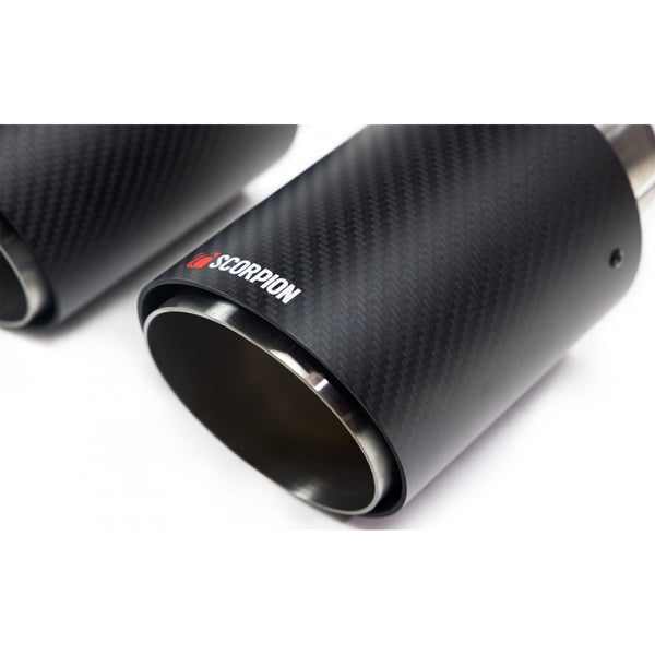 Scorpion Single 100mm Carbon Fibre - Opel Corsa D - Ascari