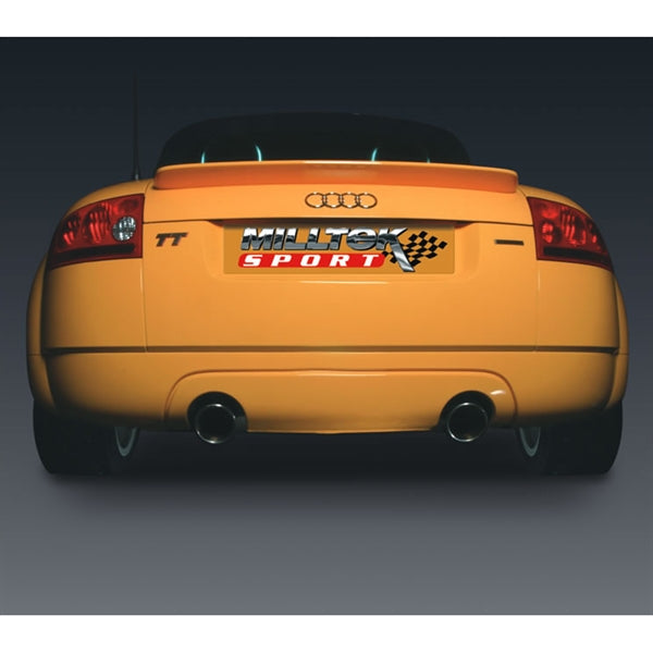 Milltek Cat-back Audi TT 180 / 225 quattro Coupe & Roadster