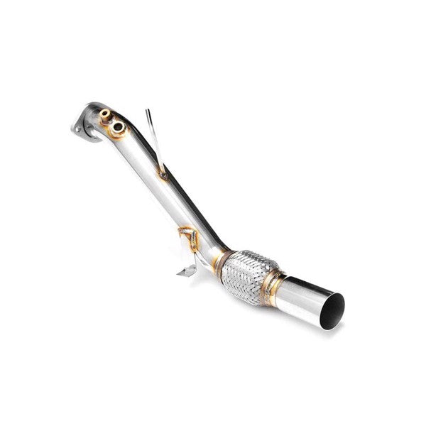 RM Motors Downpipe BMW E60, E61 525d, 530d M57N + SILENCER