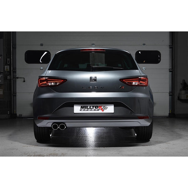 Milltek Cat-back Seat Leon FR 2.0 TDI 150 SC and 5-door (manual and DSG-auto)