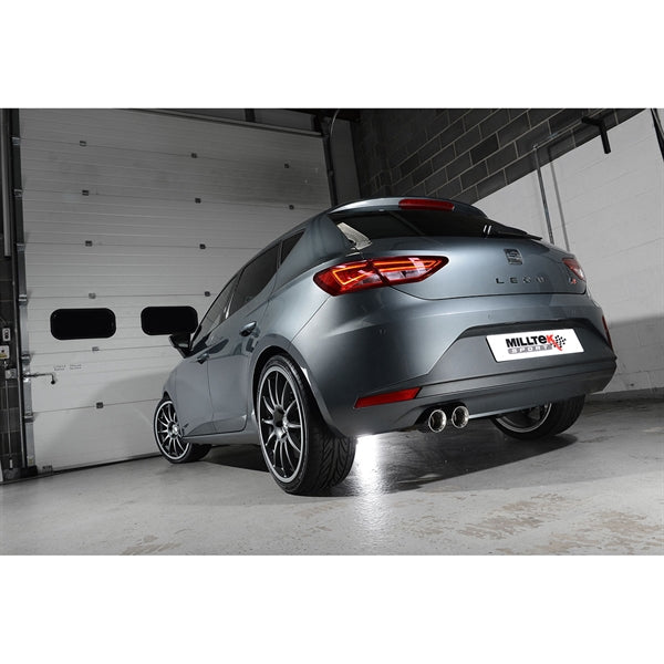 Milltek Cat-back Seat Leon FR 2.0 TDI 150 SC and 5-door (manual and DSG-auto)