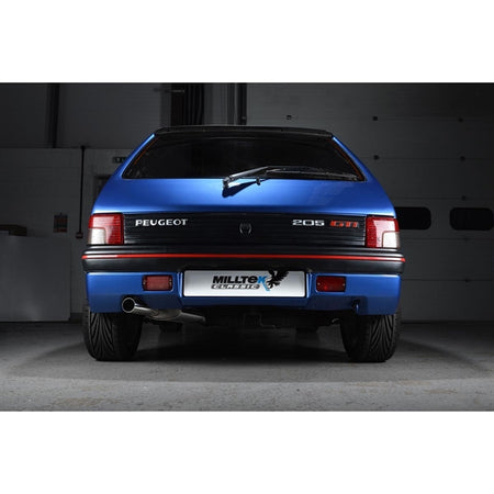Milltek Cat-back Peugeot 205 GTi 1.6 and 1.9 (non-cat models)