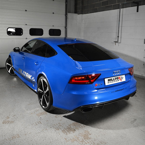 Milltek Downpipe Audi RS7 C7 Sportback 4.0 V8 TFSI biturbo inc Performance Edition