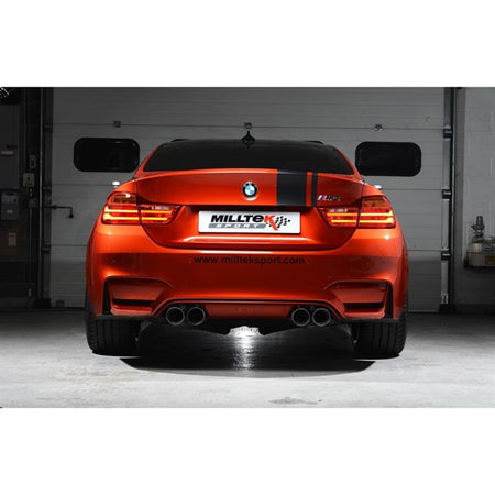 Milltek Cat-back BMW 4 Series F82/83 M4 Coupe/Convertible & M4 Competition Coupé (Non-OPF equipped models only)