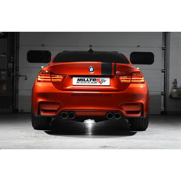 Milltek Cat-back BMW 4 Series F82/83 M4 Coupe/Convertible & M4 Competition Coupé (Non-OPF equipped models only)