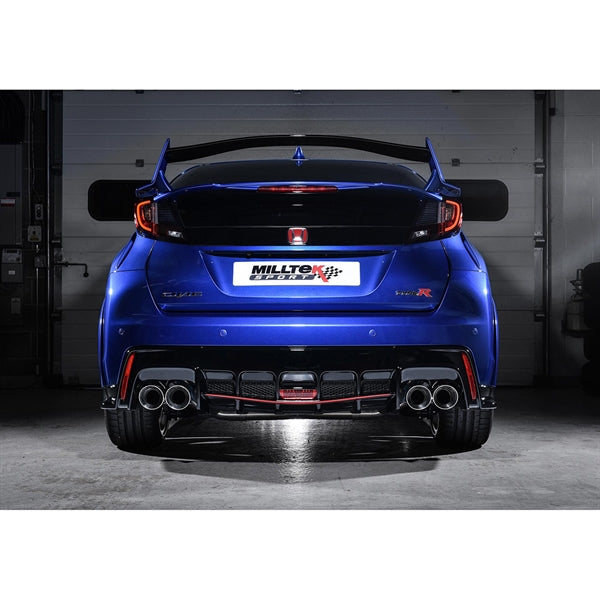 Milltek Cat-back Honda Civic Type R FK2 Turbocharged 2.0 litre i-VTEC (LHD models only)