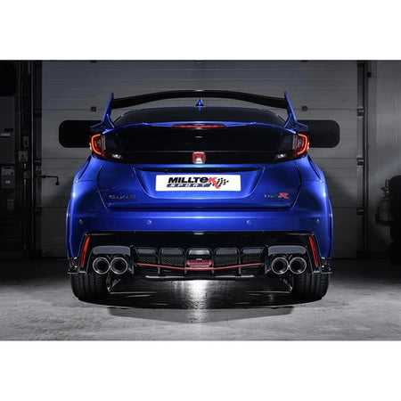 Milltek Cat-back Honda Civic Type R FK2 Turbocharged 2.0 litre i-VTEC (LHD models only)