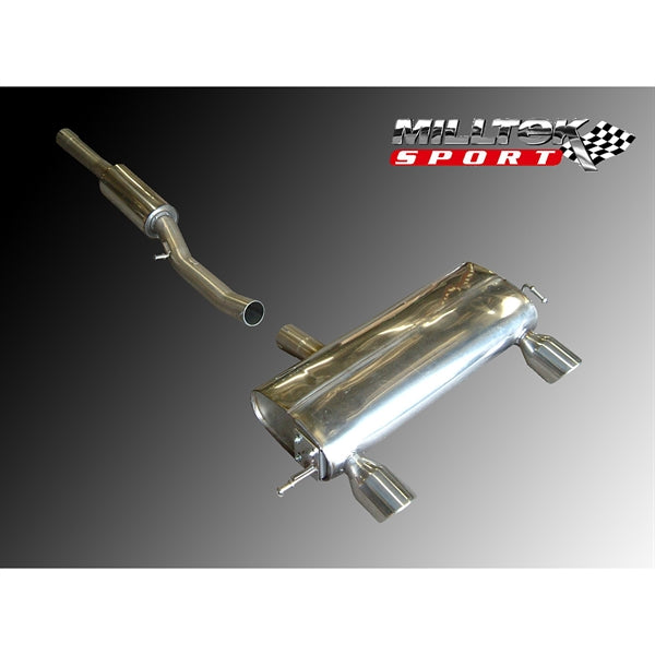 Milltek Cat-back Audi TT 180 / 225 quattro Coupe & Roadster