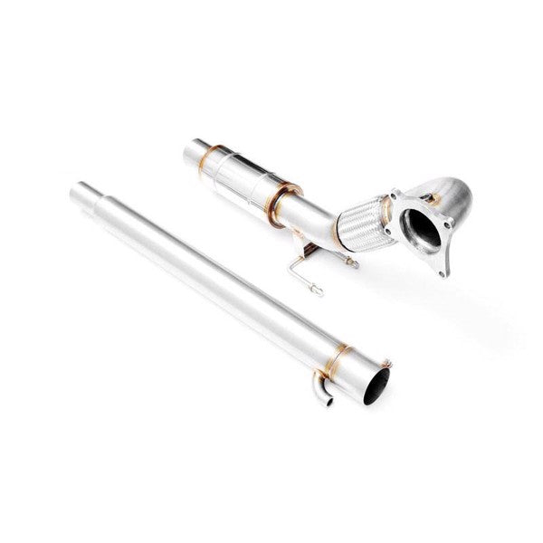 RM Motors Downpipe AUDI A3 8P 1.8, 2.0 TFSI + SILENCER