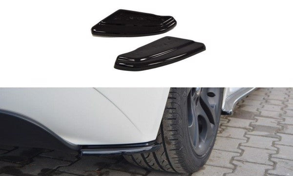 Maxton Rear Side Splitters BMW Z4 E85 / E86 (Preface) - Gloss Black