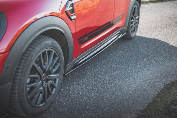 Maxton Side Skirts Diffusers Mini Countryman Mk2 F60 Jcw - Gloss Black