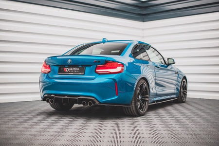 Maxton Rear Side Splitters V.3 BMW M2 F87 - Gloss Black