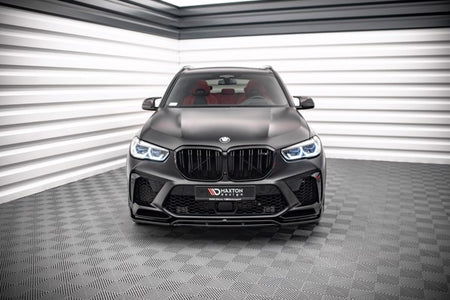 Maxton Front Splitter V.3 BMW  X5M F95 - Gloss Black