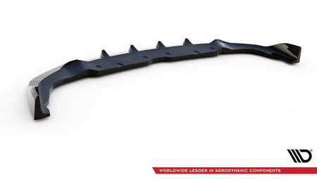 Maxton Front Splitter V.7 For BMW 1 F40 M-Pack / M135I  - Gloss Black