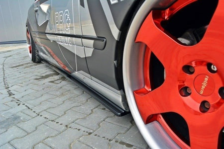 Maxton Side Skirts Diffusers Mercedes Cl-Class C215 - Gloss Black