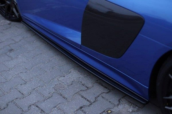 Maxton Side Skirts Diffusers Audi R8 Mk.2 - Gloss Black