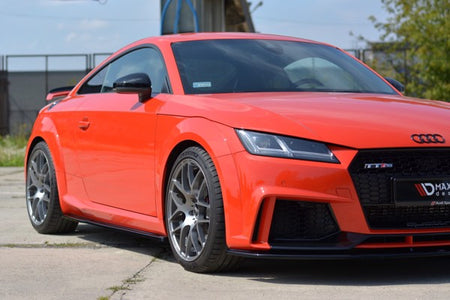 Maxton Side Skirts Diffusers Audi TT RS 8S - Gloss Black