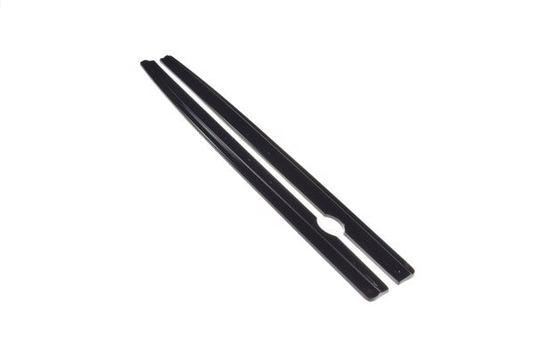 Maxton Side Skirts Diffusers For BMW X3 F25 M-Pack Facelift - Gloss Black