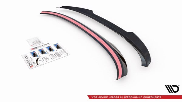 Maxton Spoiler Cap For BMW 6 Gt G32 M-Pack - Gloss Black
