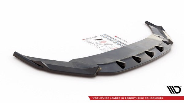 Maxton Front Splitter V.1 Volkswagen Arteon R-Line Facelift - Gloss Black