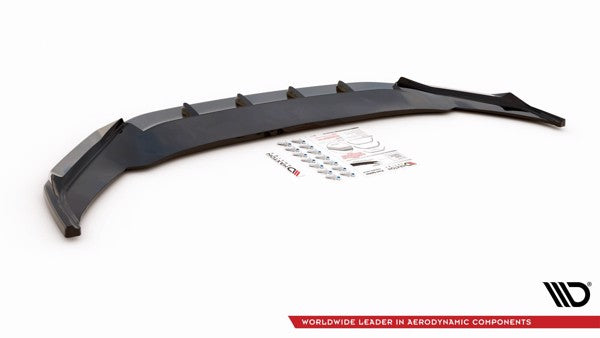 Maxton Front Splitter V.1 Volkswagen Arteon R-Line Facelift - Gloss Black