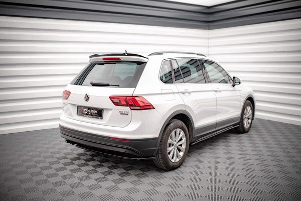 Maxton Rear Side Splitters Volkswagen Tiguan Mk2 - Gloss Black