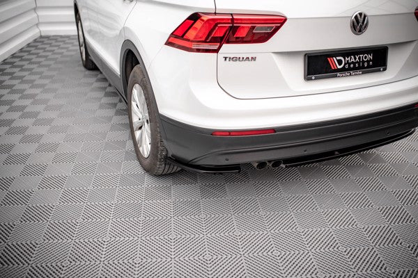 Maxton Rear Side Splitters Volkswagen Tiguan Mk2 - Gloss Black