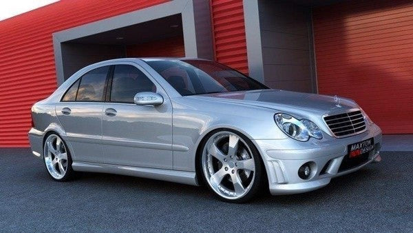 Maxton Front Bumper Mercedes C W203 < Amg 204 Look> - Not primed