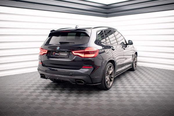 Maxton Rear Side Splitters BMW X3 M40I / M40D G01 - Gloss Black