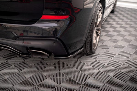Maxton Rear Side Splitters BMW X3 M40I / M40D G01 - Gloss Black