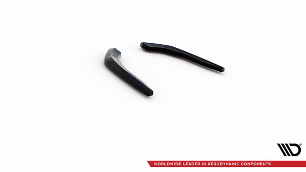 Maxton Rear Side Splitters BMW X3 M40I / M40D G01 - Gloss Black